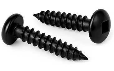 8A50SSP0Z/AL-2000B 8A X 1/2 SQ PAN SMS ZINC AL 2000 BLACK